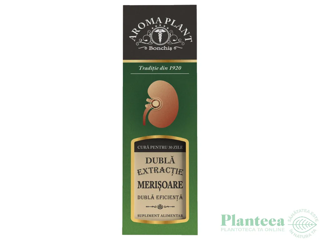 Tinctura merisoare fructe dubla extractie 200ml - BONCHIS