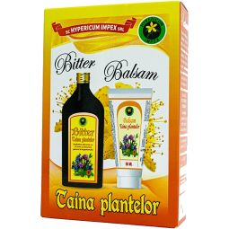 Pachet Bitter Taina plantelor 200ml + Balsam Taina plantelor 200ml 2b - HYPERICUM