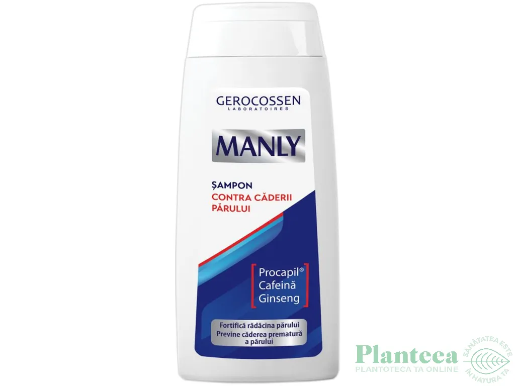 Sampon contra caderii parului procapil cafeina Manly 275ml - GEROCOSSEN