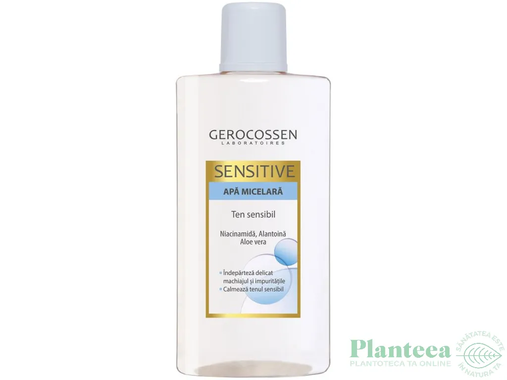 Apa micelara niacinamida alantoina aloe vera Sensitive 300ml - GEROCOSSEN