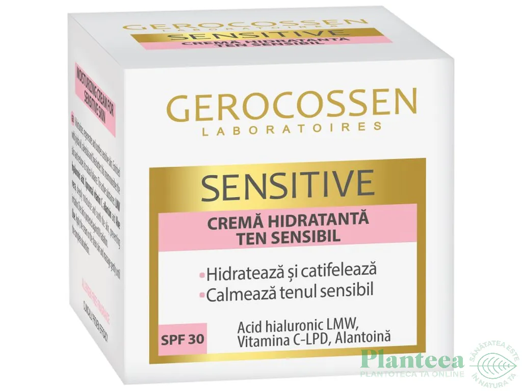 Crema hidratanta ten sensibil spf30 Sensitive 50ml - GEROCOSSEN