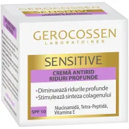 Crema antirid riduri profunde spf10 Sensitive 50ml - GEROCOSSEN