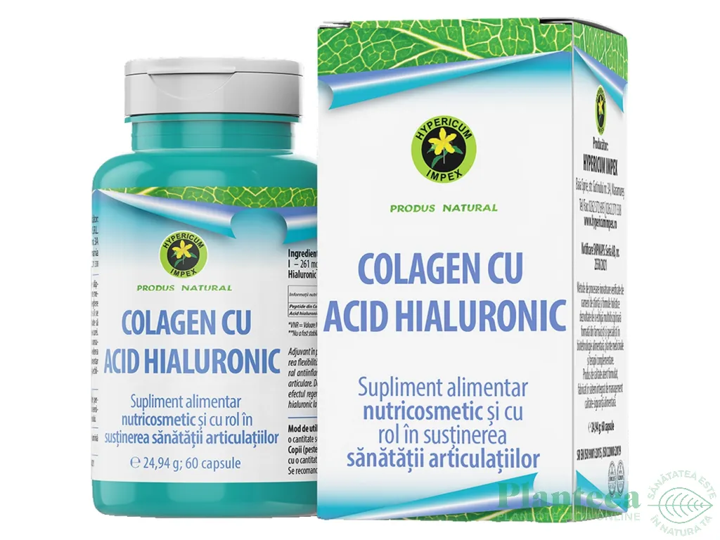 Colagen Acid hialuronic 60cps - HYPERICUM