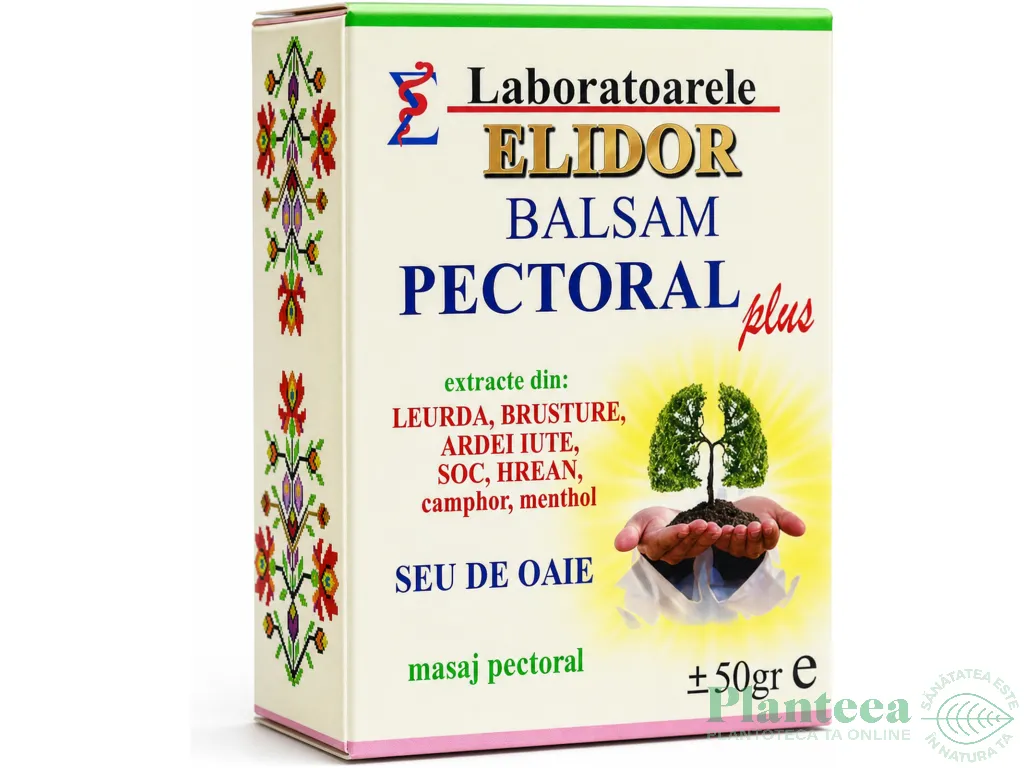 Balsam pectoral plus 50g - ELIDOR
