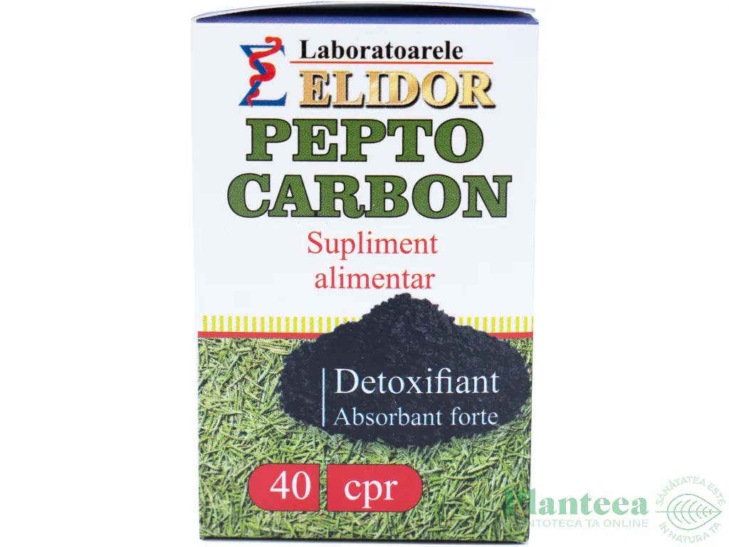 PeptoCarbon [Detoxifiant Absorbant forte] 40cp - ELIDOR