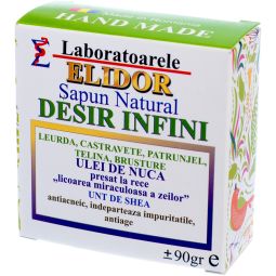 Sapun natural purifiant antiage leurda castravete patrunjel telina Desir Infini 90g - ELIDOR