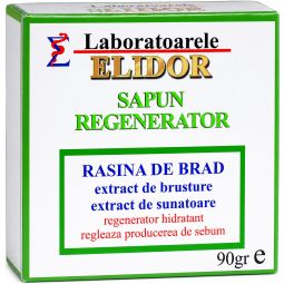 Sapun natural regenerant hidratant rasina brad brusture sunatoare Regenerator 90g - ELIDOR