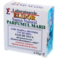 Sapun natural cicatrizant sare mare menthol Parfumul Marii 90g - ELIDOR