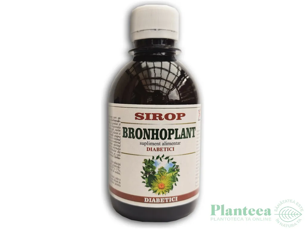 Sirop BronhoPlant diabetici 200ml - ELIDOR