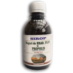 Sirop muguri brad plop propolis diabetici 200ml - ELIDOR