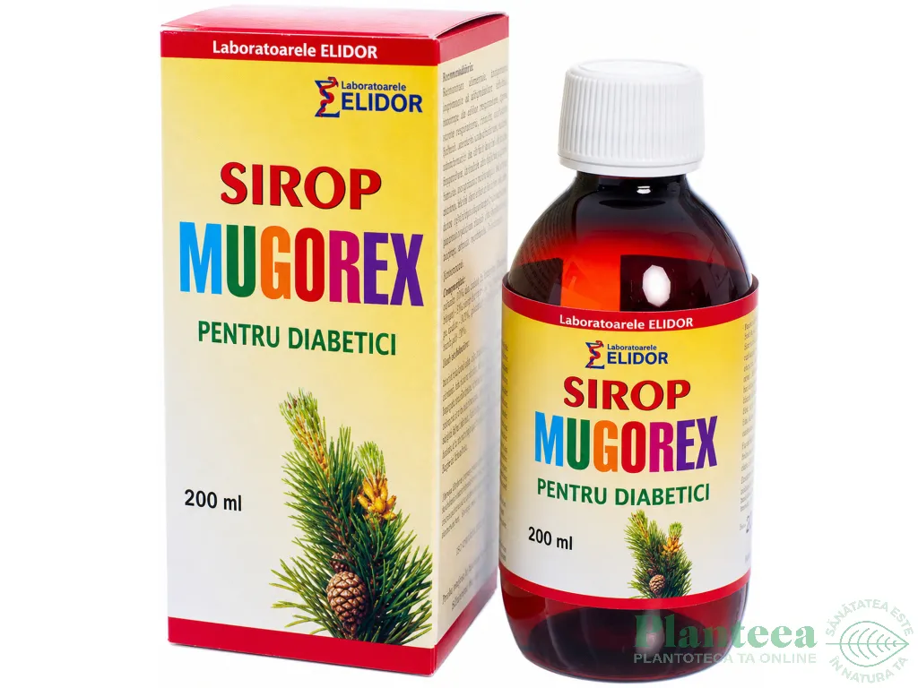 Sirop mugorex diabetici 200ml - ELIDOR