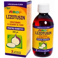 Sirop LizoTusin [Expectorant Calmant tuse] diabetici 200ml - ELIDOR