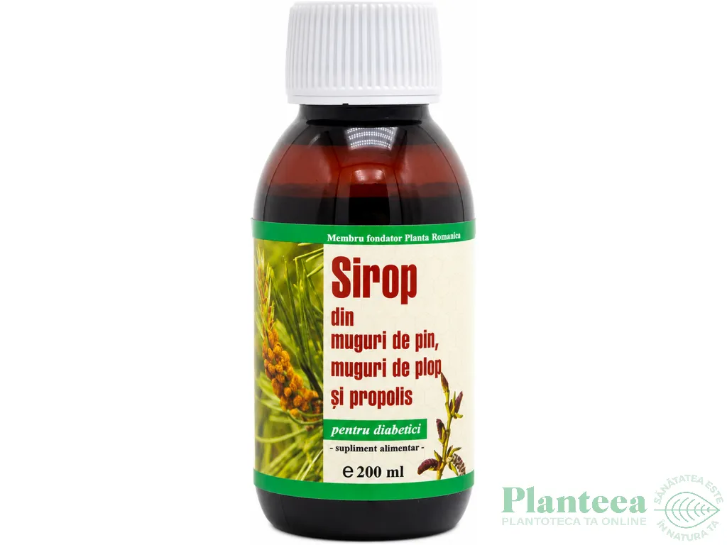 Sirop pin plop propolis diabetici 200ml - ELIDOR