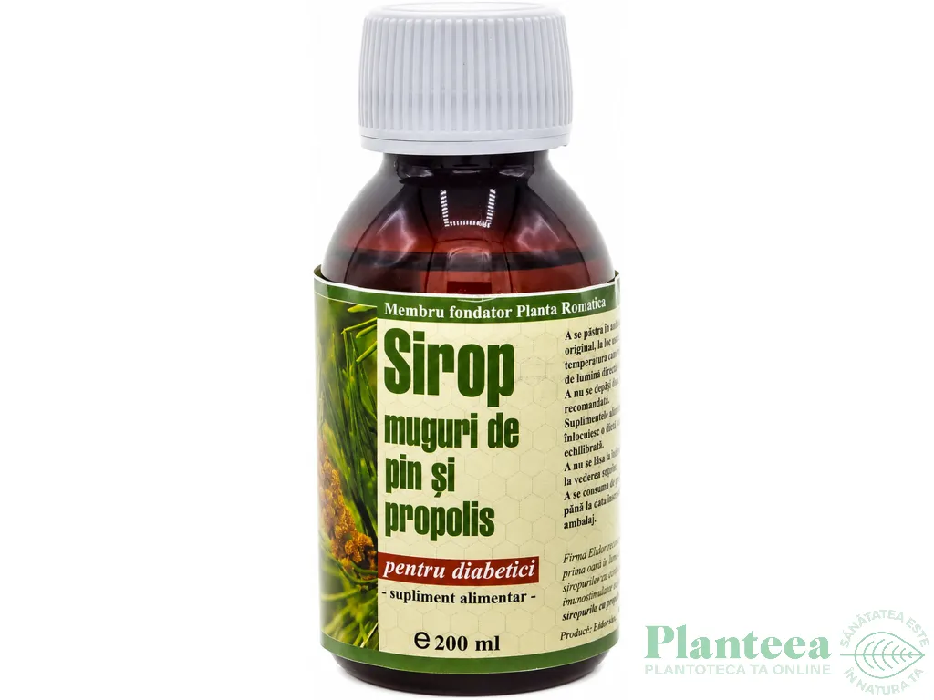 Sirop muguri pin propolis diabetici 200ml - ELIDOR
