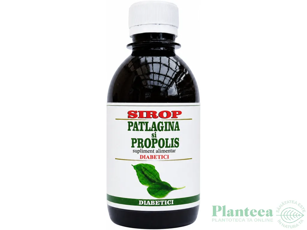 Sirop patlagina propolis diabetici 200ml - ELIDOR