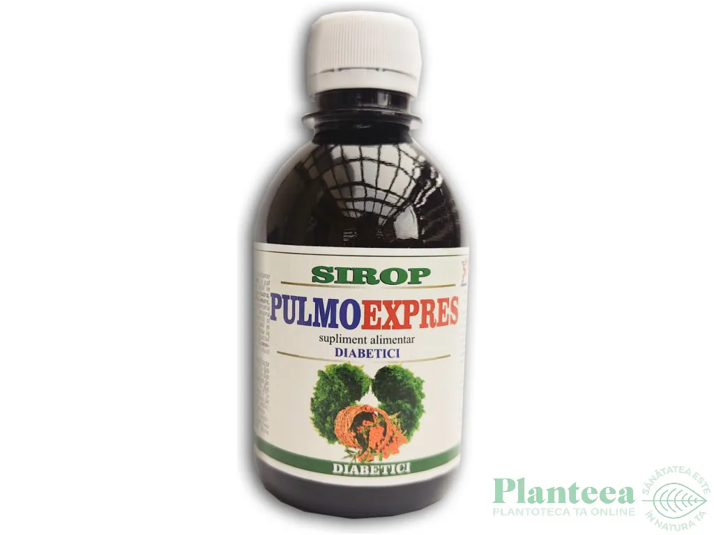 Sirop PulmoExpres diabetici 200ml - ELIDOR