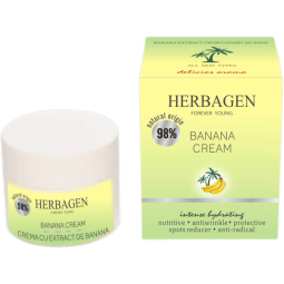 Crema fata banana intens hidratanta orice tip ten 50g - HERBAGEN