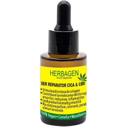 Ser reparator Cica & CBD arsuri rani iritatii inflamatii 30ml - HERBAGEN