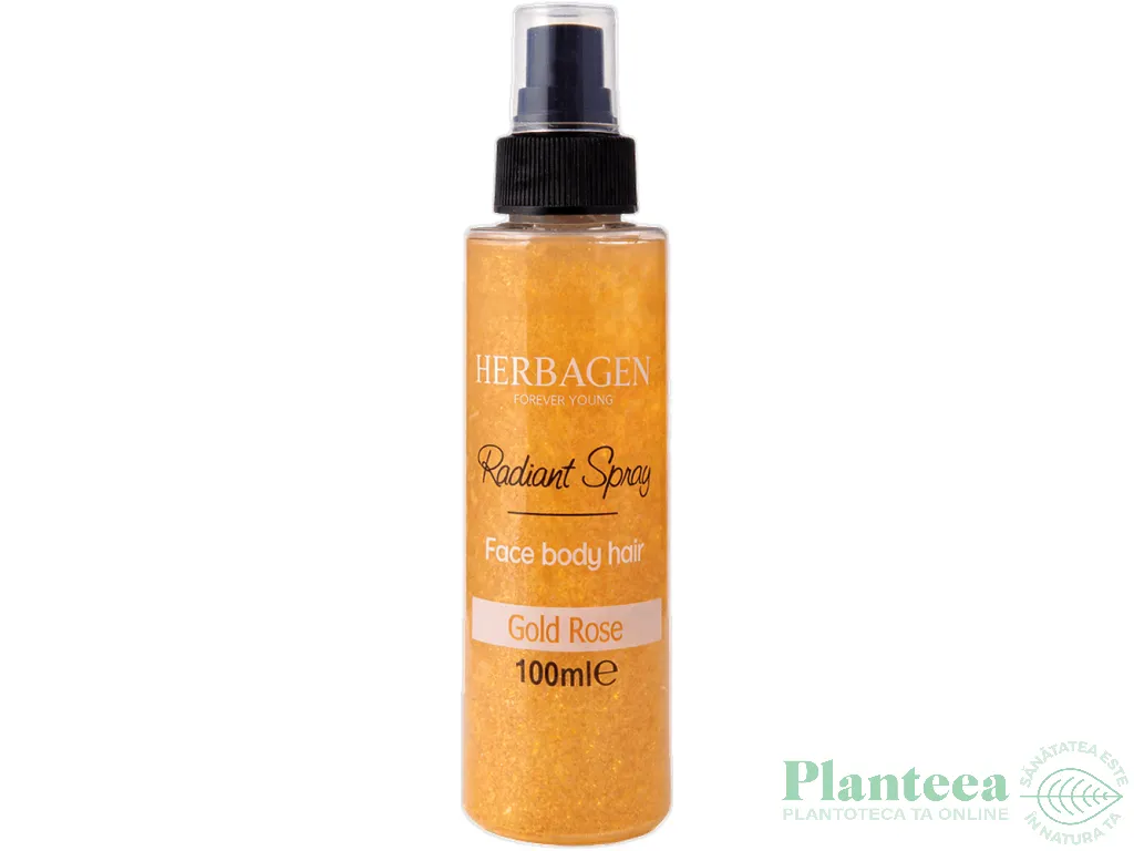 Spray fata corp par radiant Gold Rose 100ml - HERBAGEN