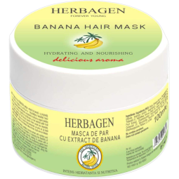 Masca par banana intens hidratanta nutritiva 100ml - HERBAGEN