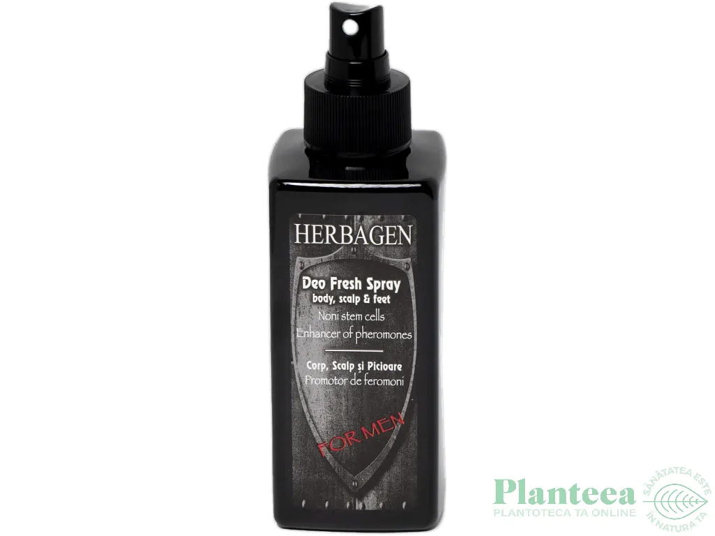 Deo spray Fresh corp scalp picioare celule stem noni promotor feromoni 200ml - HERBAGEN