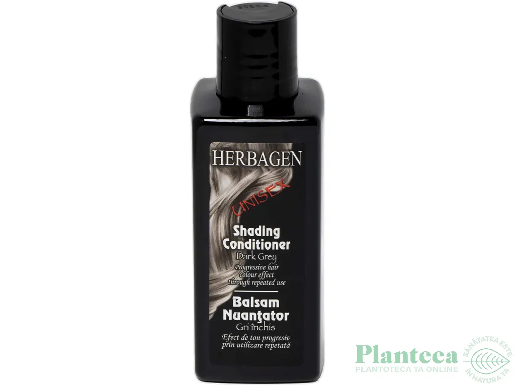 Balsam par nuantare progresiva fire albe gri inchis 200ml - HERBAGEN