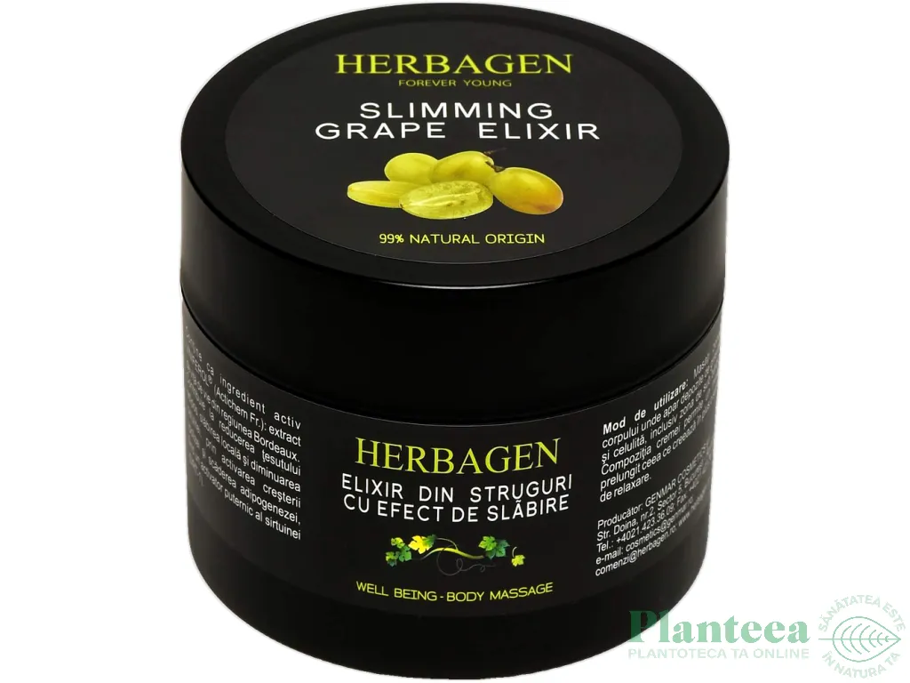 Crema corp elixir struguri efect slabire 200g - HERBAGEN