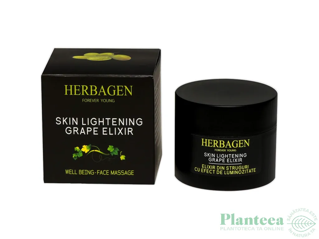 Crema fata elixir struguri efect luminozitate 50g - HERBAGEN