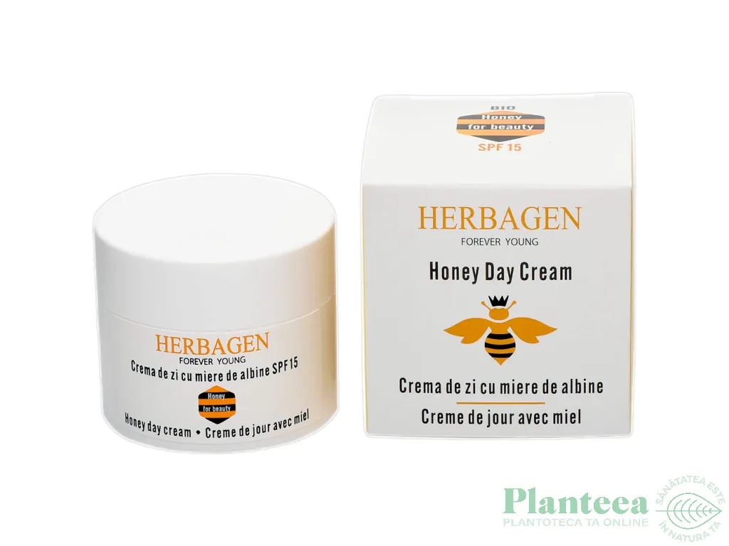 Crema zi miere bio spf15 50g - HERBAGEN