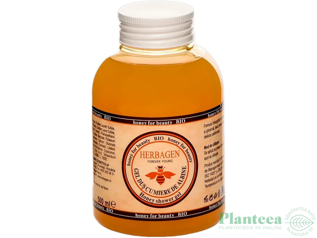 Gel dus miere bio 500ml - HERBAGEN