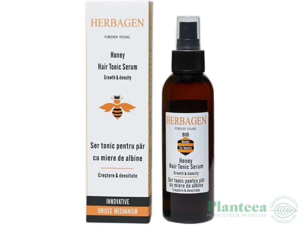 Ser par tonic crestere densitate miere bio 150ml - HERBAGEN