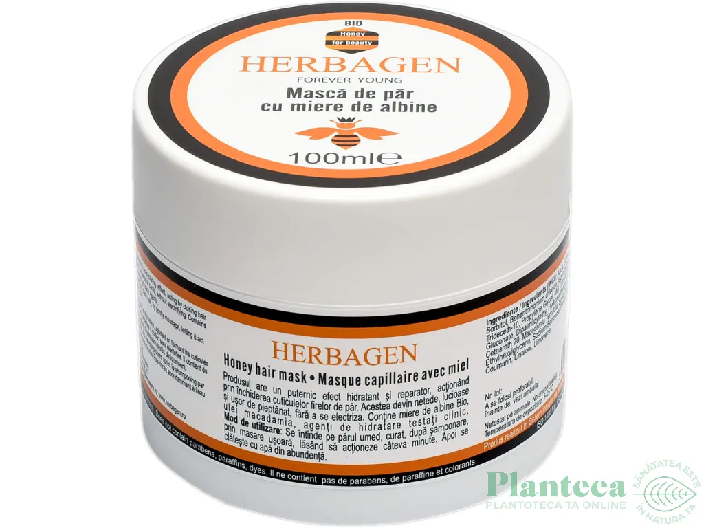 Masca par miere bio 100ml - HERBAGEN