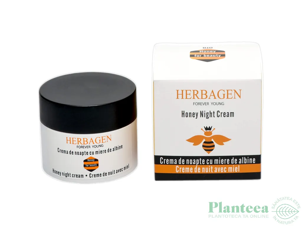 Crema noapte miere bio 50g - HERBAGEN