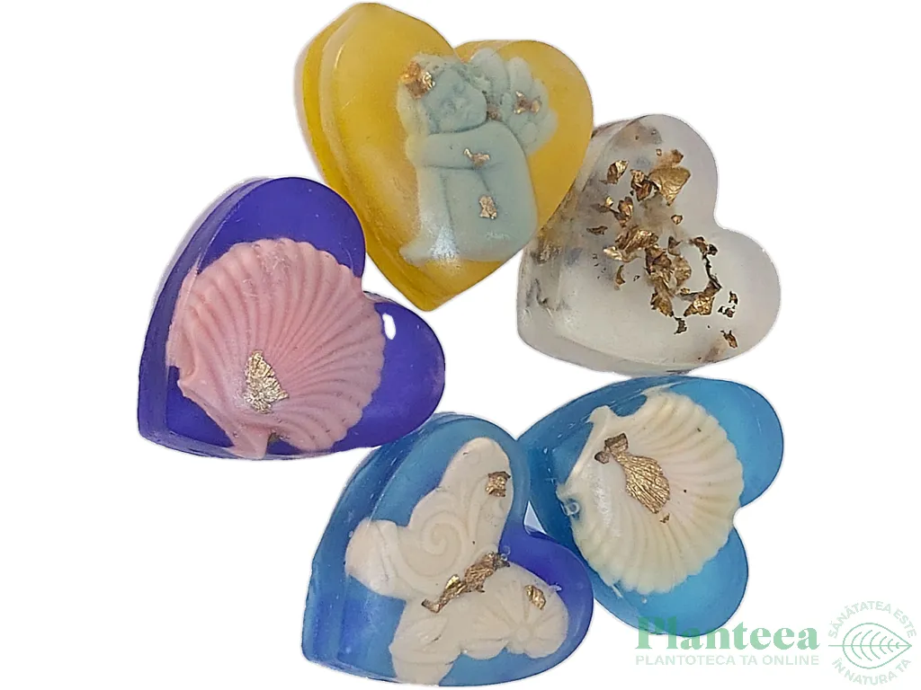 Sapun handmade vegetal glicerina uleiuri vegetale trandafir cutie 100g - HERBAGEN