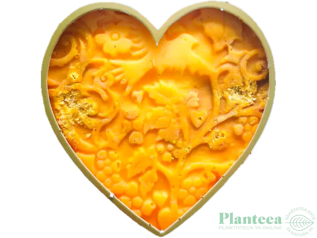 Sapun handmade vegetal exfoliant glicerina uleiuri vegetale portocala cutie 100g - HERBAGEN