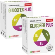 Pachet Glucofer plus 2x30cps - PARAPHARM
