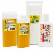 Kit Epilare piele normala [Roll on mare natural+ Roll on mic + 25Benzi hartie + Ulei 150ml] 4b - DEPILET