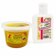 Kit Epilare delicata fara benzi [Ceara elastica 250g + Ulei 150ml] 2b - DEPILET