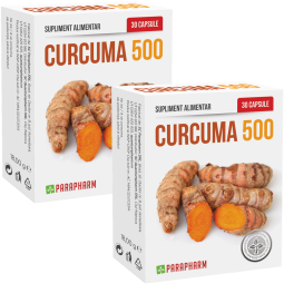 Set Curcuma 500mg 2x30cps - PARAPHARM