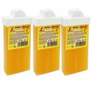 Set Ceara epilatoare unica folosinta naturala aplicator mic Super 3x100ml - DEPILET