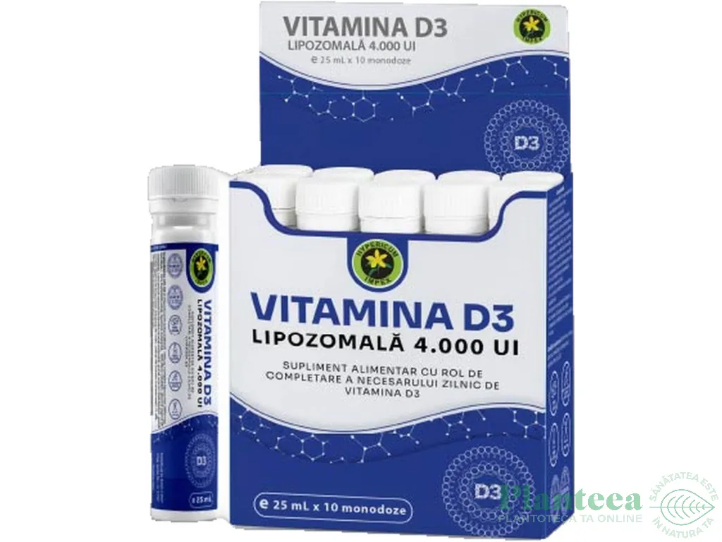 Vitamina D3 Lipozomala monodoze 10x25ml - HYPERICUM