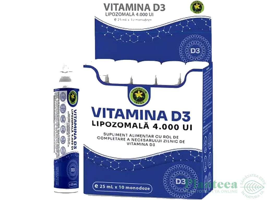 Vitamina D3 Lipozomala monodoza 1x25ml - HYPERICUM