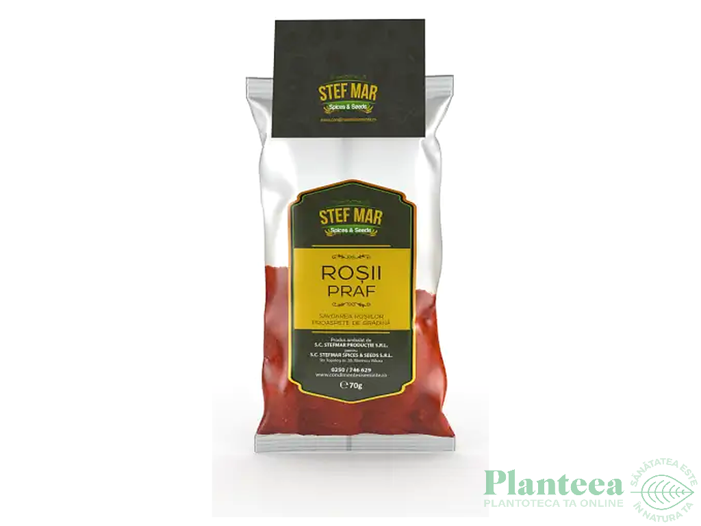 Condiment rosii pulbere 70g - STEF MAR