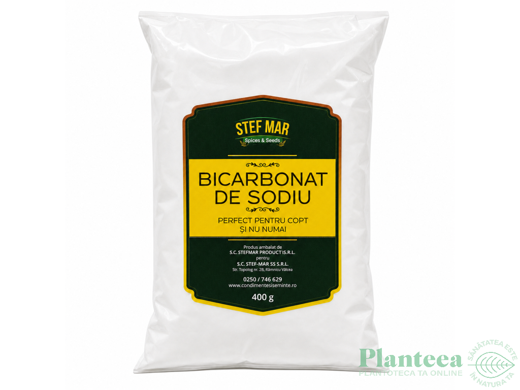 Bicarbonat sodiu 400g - STEF MAR