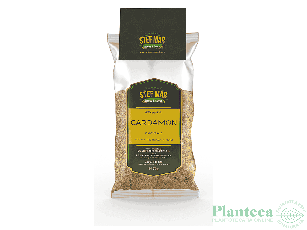 Condiment cardamon macinat 70g - STEF MAR