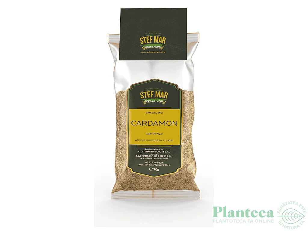 Condiment cardamon macinat 70g - STEF MAR