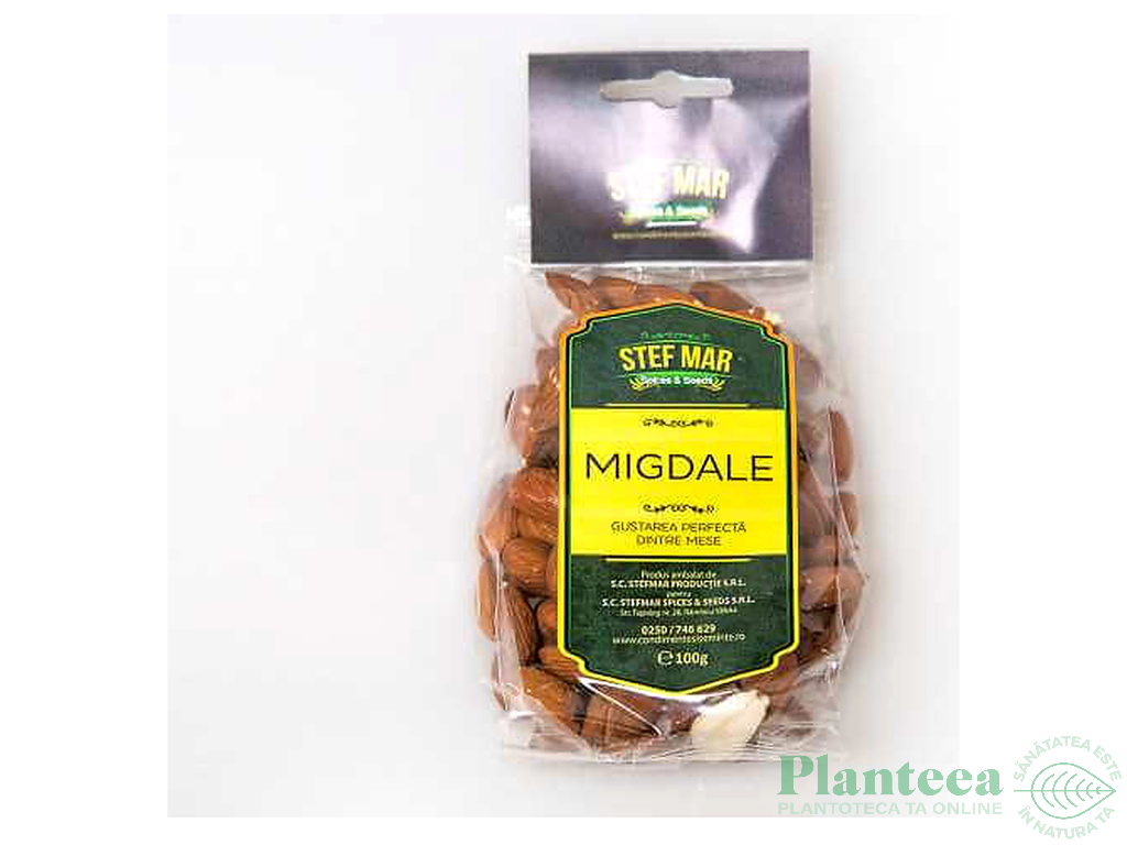 Migdale crude necojite 100g - STEF MAR