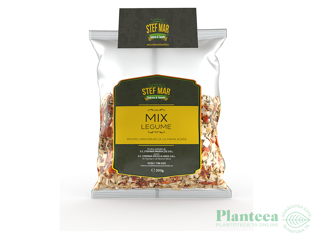Mix legume uscate fara sare 200g - STEF MAR