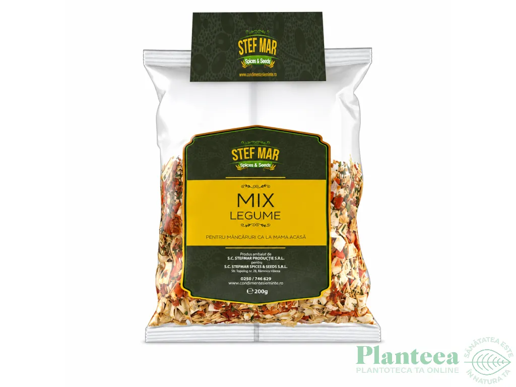 Mix legume uscate fara sare 200g - STEF MAR