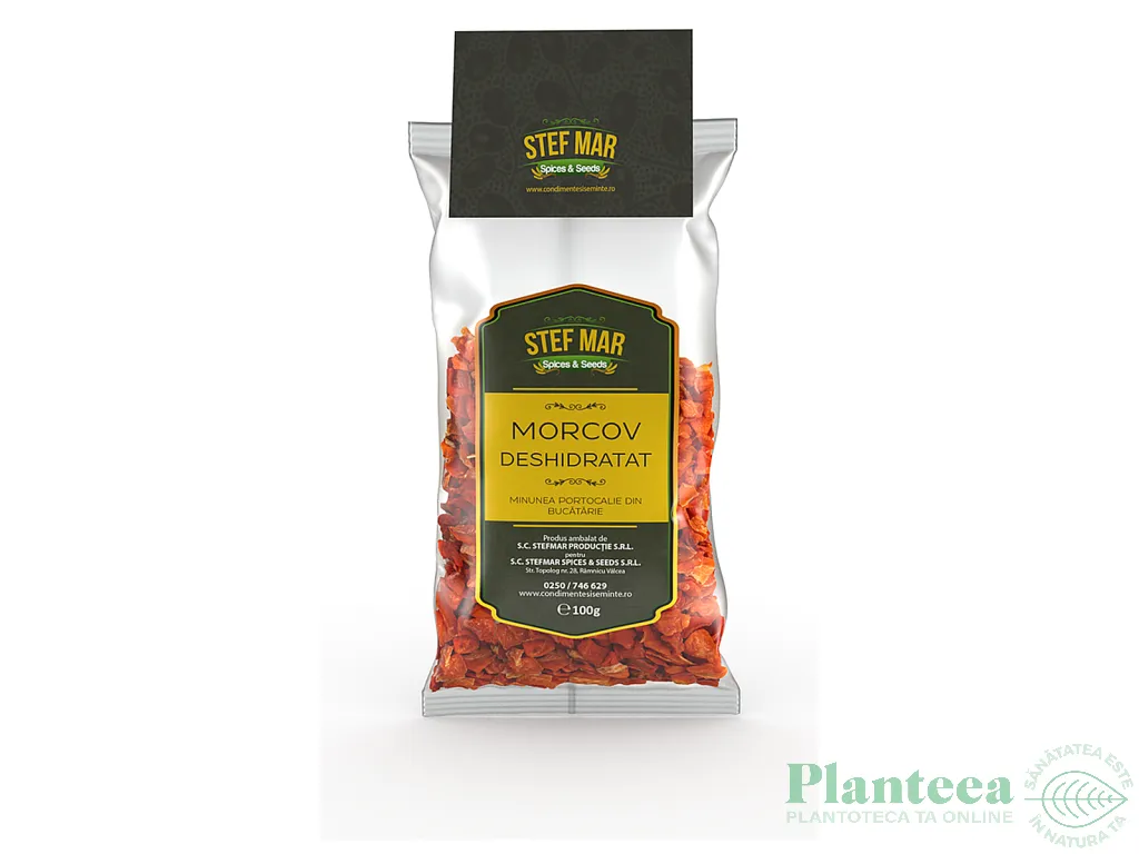 Condiment morcov deshidratat 100g - STEF MAR